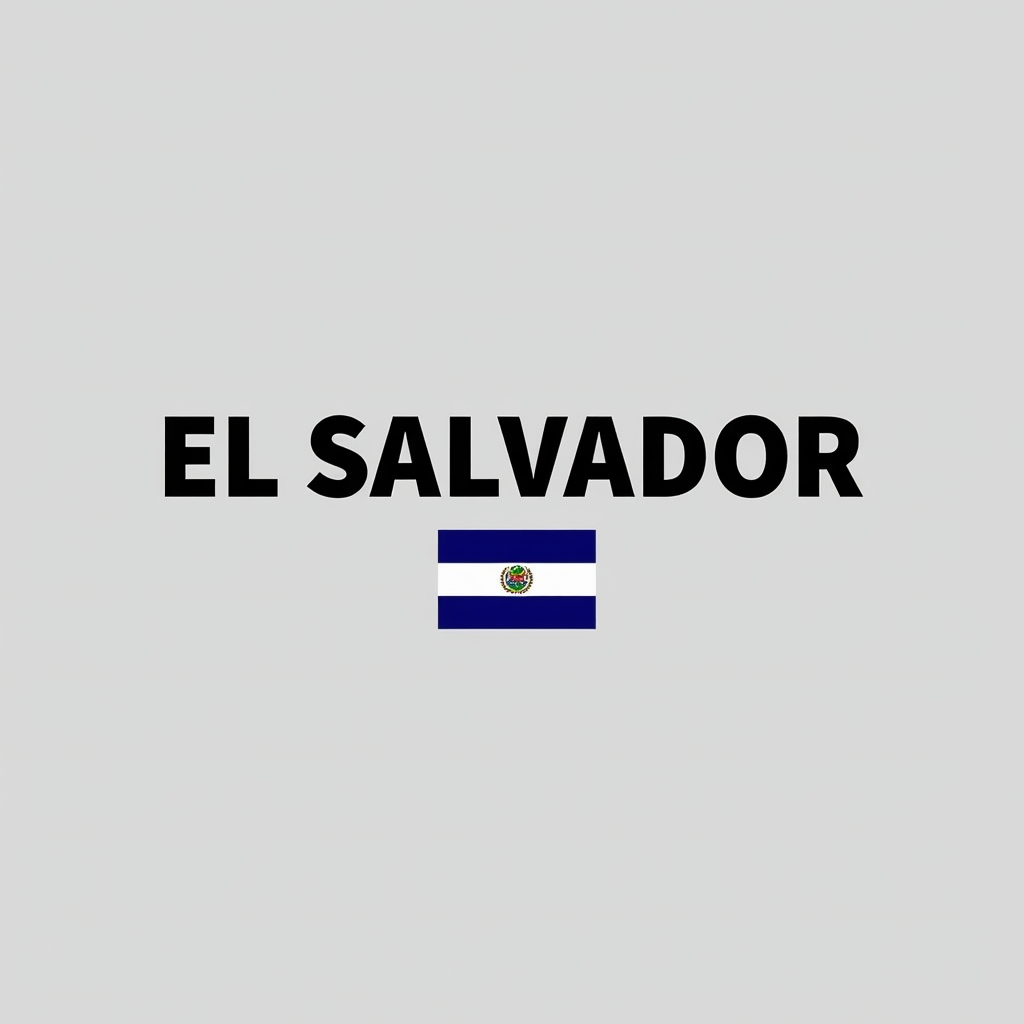 El Salvador Crewneck with Flag Design