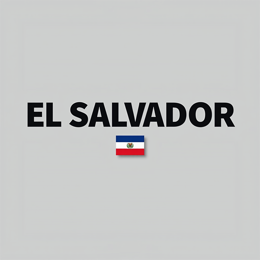 El Salvador Crewneck with Flag Design