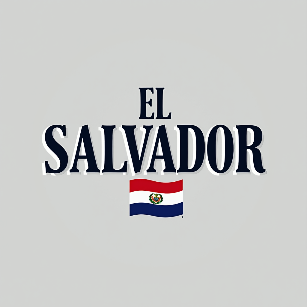 El Salvador Crewneck with Flag Design