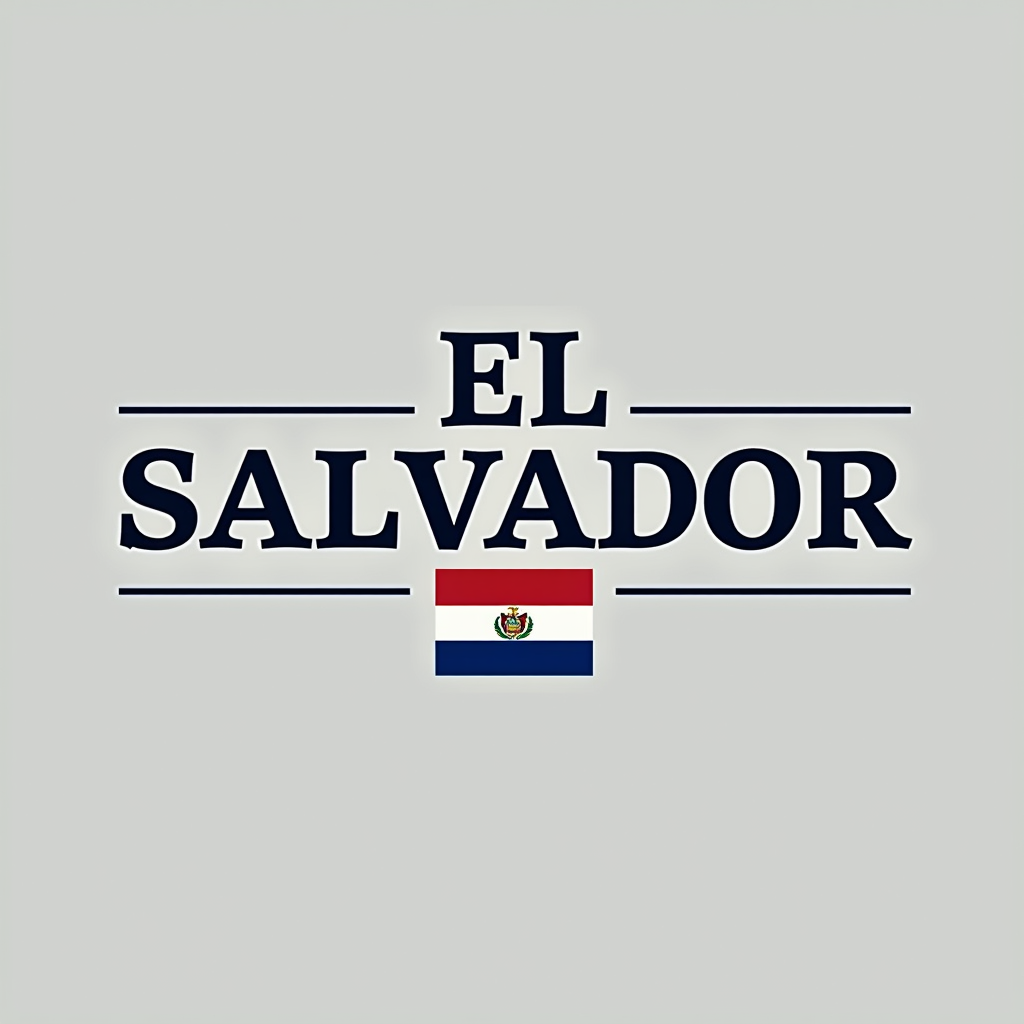 El Salvador Crewneck with Flag Design