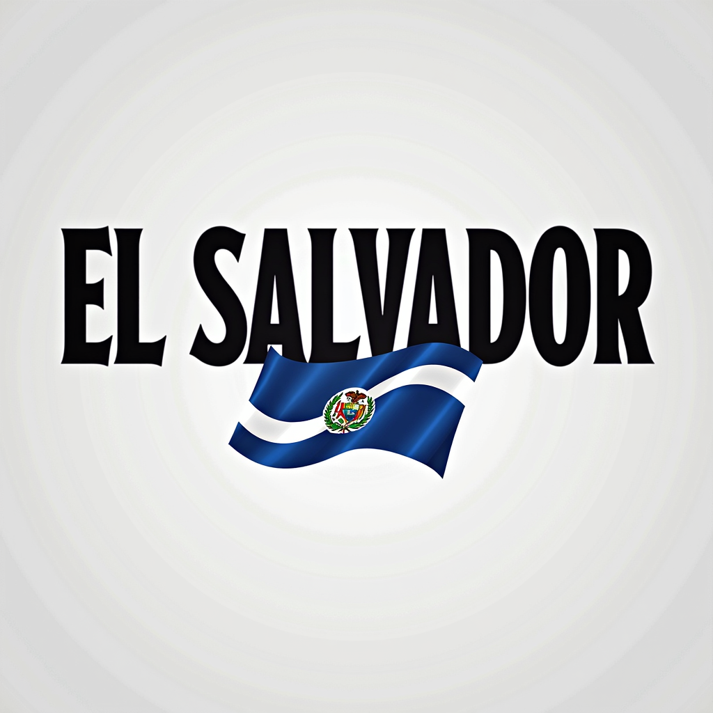 El Salvador Crewneck with Flag Design