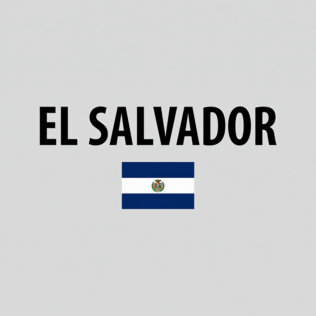 El Salvador Crewneck with Flag Design