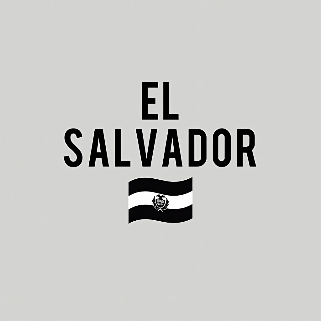El Salvador Crewneck with Flag Design