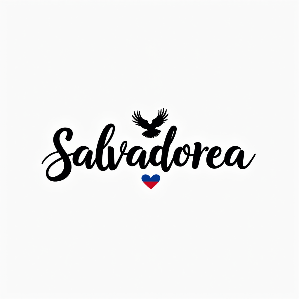 Salvadoran Flag-Inspired Minimalist Design
