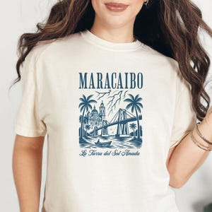 Venezuela Maracaibo Latino Immigrant Oversize T-shirt Unisex Graphic Tee Gift for Immigrant Friend South American Heritage Shirt Tee Apparel