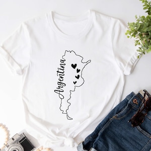 Argentina Shirt, Argentina Lover Shirt, Latina Gift, Argentina Gift, Argentinian Shirt, Camisa de Argentina, Argentina Shirt, Argentina Map